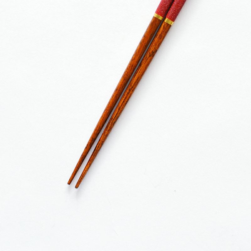 極乾漆箸 23cm 朱