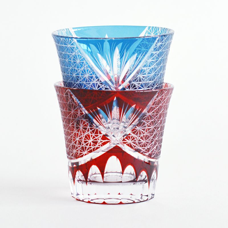 切子 オールドグラス ペア 月光｜和食器通販｜織部 Online Store【公式】