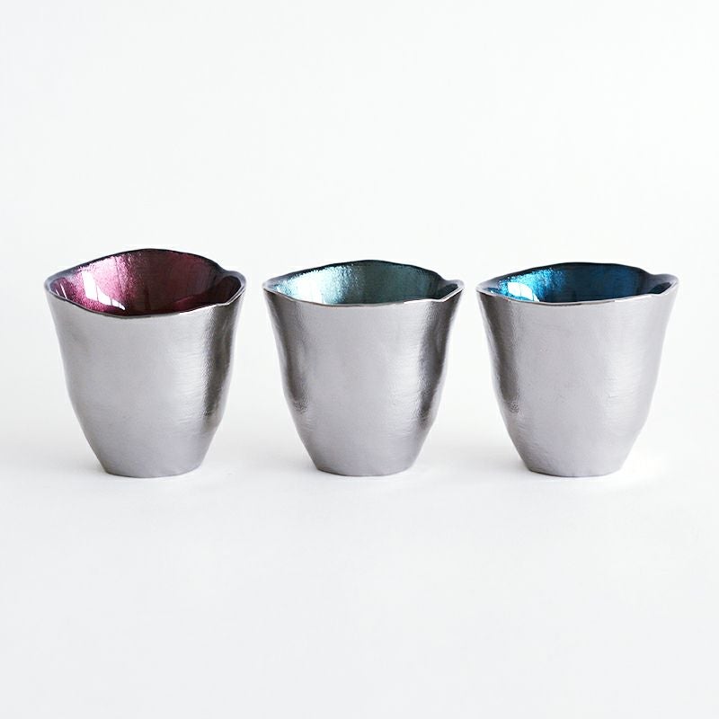 銀彩 フリーグラス グレー｜和食器通販｜織部 Online Store【公式】