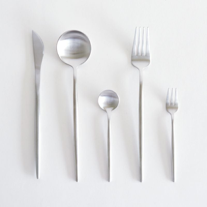S*認様 スプーン　6本セット カトラリー シルバー SILVER SAKS カトラリーセット ナイフフォークスプーン 5人用 25pc Saks