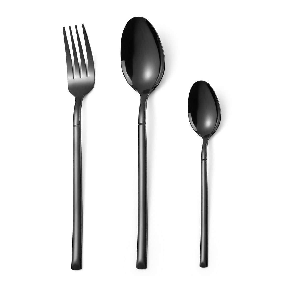 リネア ペアカトラリーセット ブラック｜和食器通販｜織部 Online