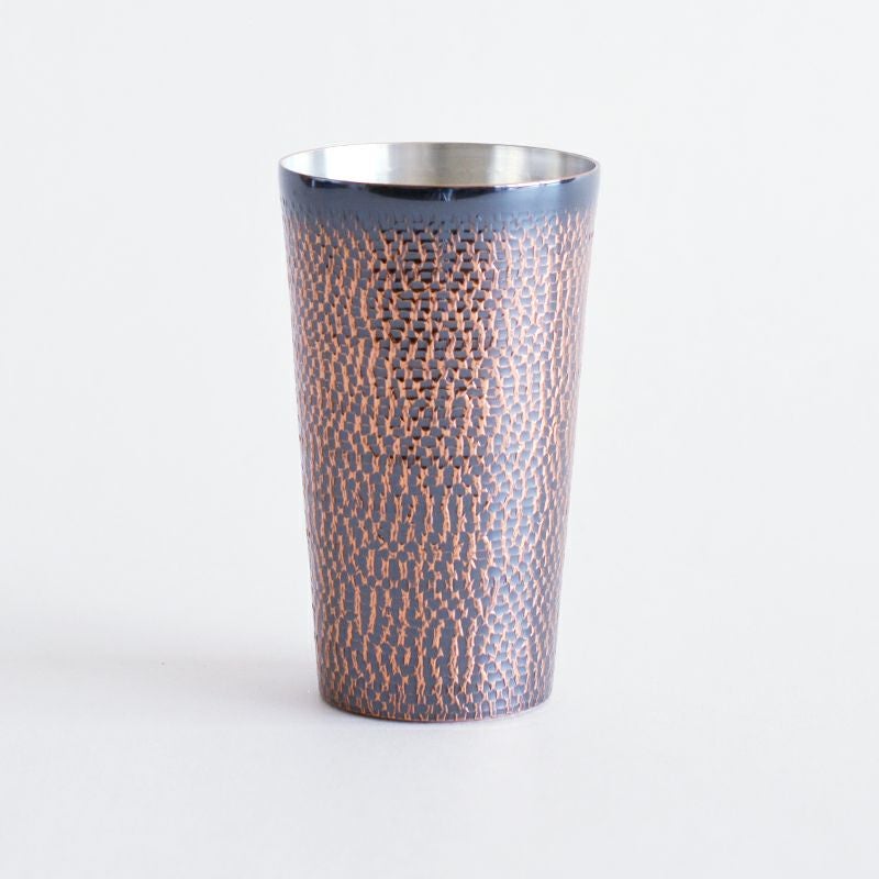 純銅 ブラックコパー仕上げ 手打ちタンブラー ブラック｜和食器通販