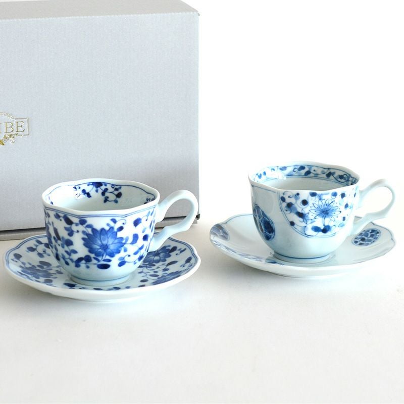 藍凛堂 ペア 珈琲碗皿｜和食器通販｜織部 Online Store【公式】