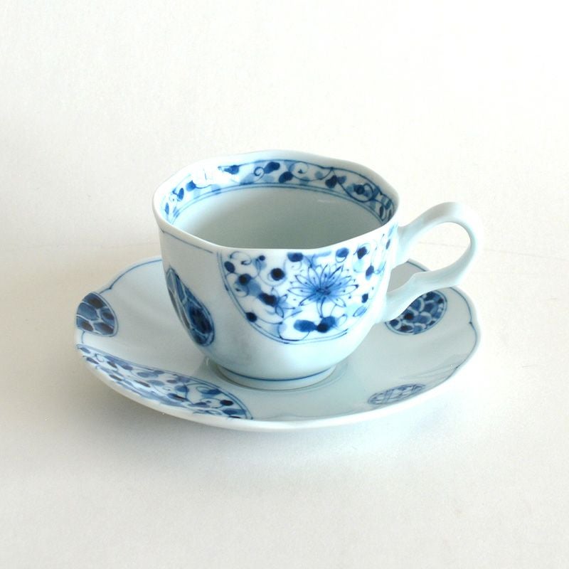 藍凛堂 ペア 珈琲碗皿｜和食器通販｜織部 Online Store【公式】