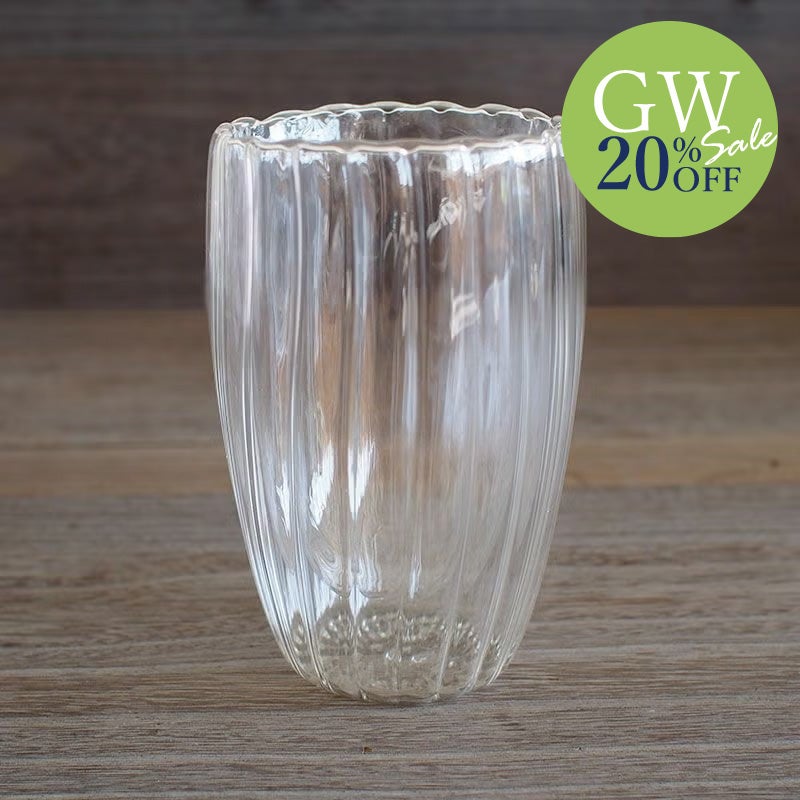 ラフィネ 耐熱二層グラス 450ml