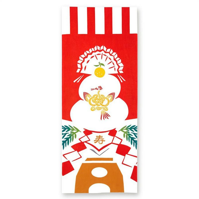 注染手拭い 祝い鏡餅｜和食器通販｜織部 Online Store【公式】