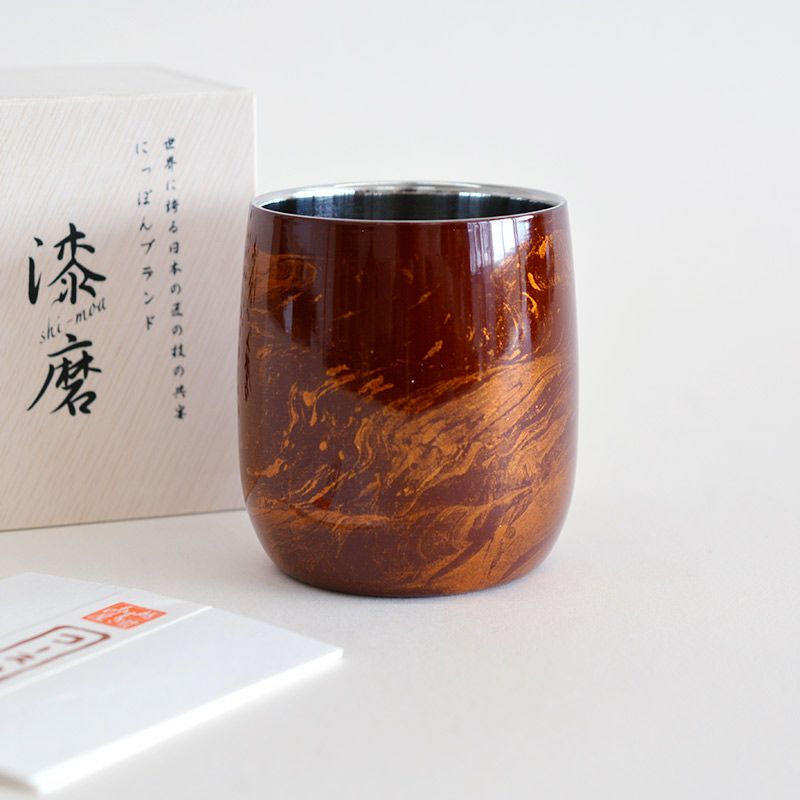 漆磨 カップ ダルマ 白檀 赤｜和食器通販｜織部 Online Store【公式】