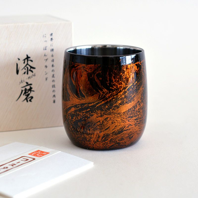 漆磨 カップ ダルマ 白檀 赤｜和食器通販｜織部 Online Store【公式】