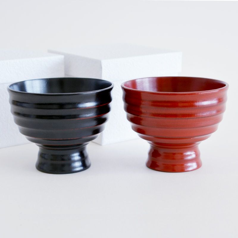 ロクロ目 合鹿椀 根来｜和食器通販｜織部 Online Store【公式】