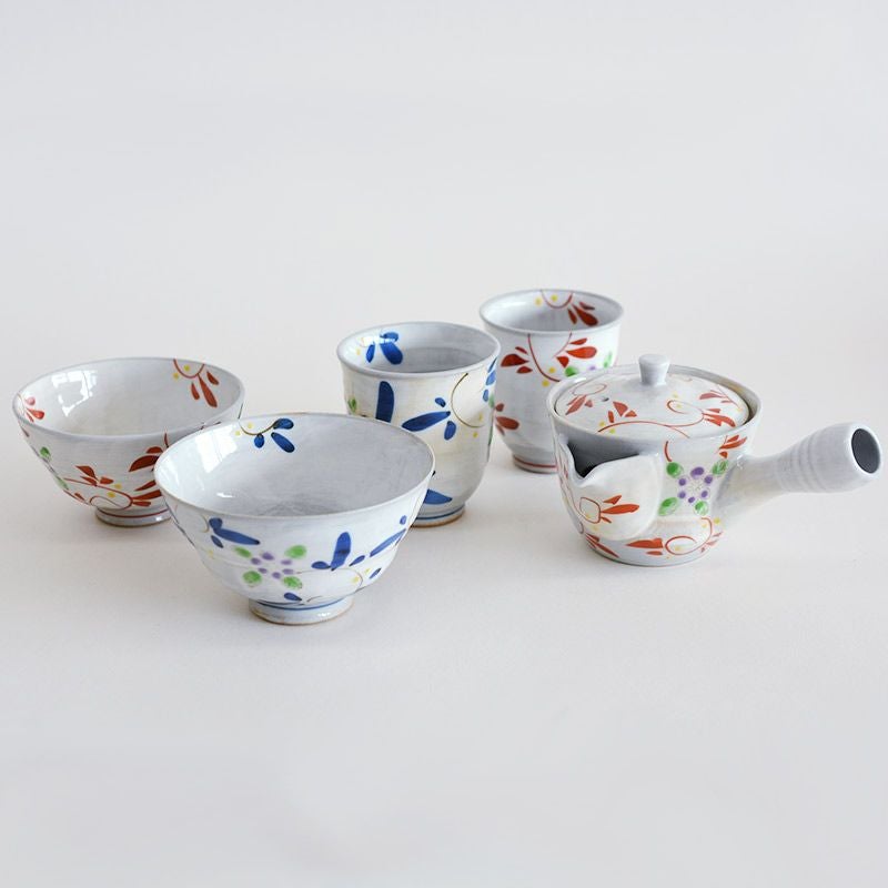 唐草小花 茶碗 小｜和食器通販｜織部 Online Store【公式】