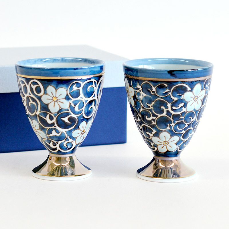 桔梗唐草 茶碗 緑｜和食器通販｜織部 Online Store【公式】