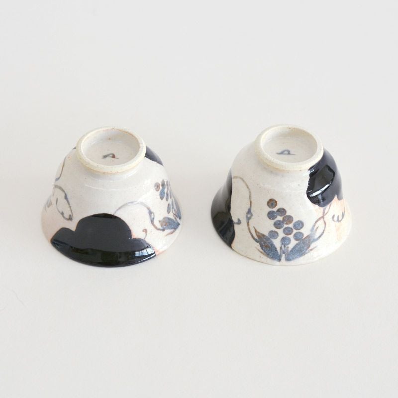 織部焼「織部流し」　（茶菓揃　彩堂窯彩杢作） 織部焼 弾香合 山口錠鉄造 共箱 : 茶道具商 越中屋 - 通販 - Yahoo