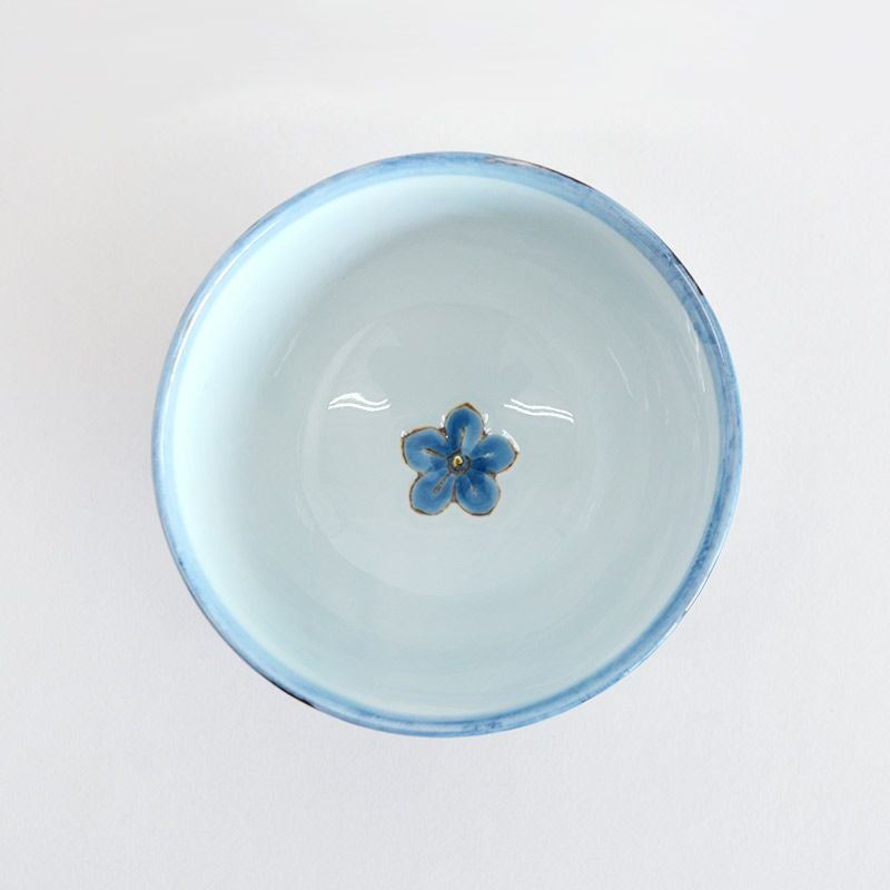 桔梗唐草 茶碗 赤｜和食器通販｜織部 Online Store【公式】