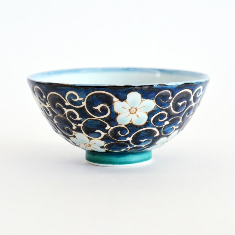 桔梗唐草 茶碗 緑｜和食器通販｜織部 Online Store【公式】