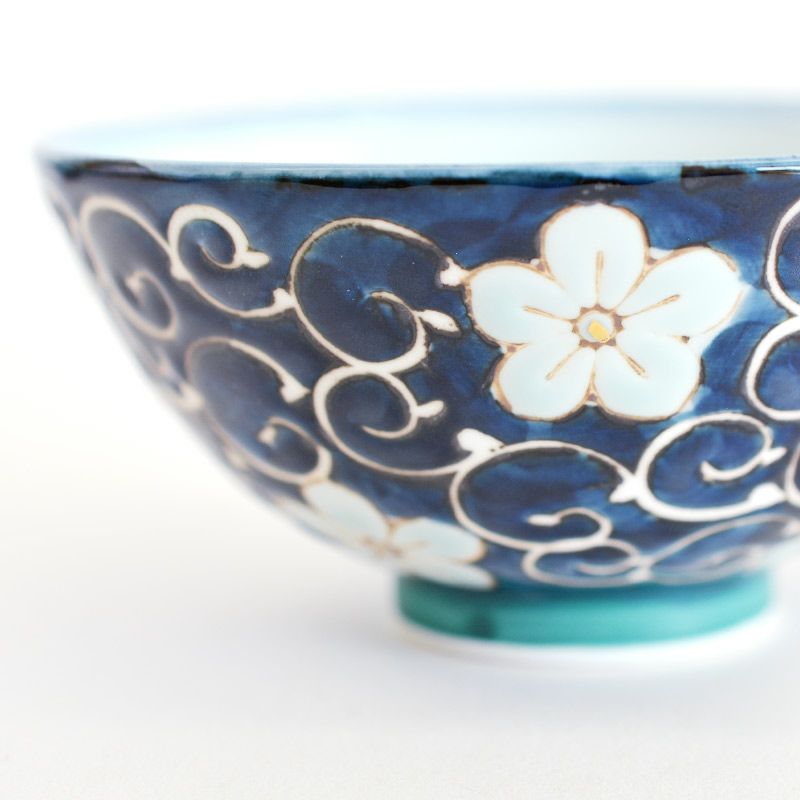 桔梗唐草 茶碗 緑｜和食器通販｜織部 Online Store【公式】