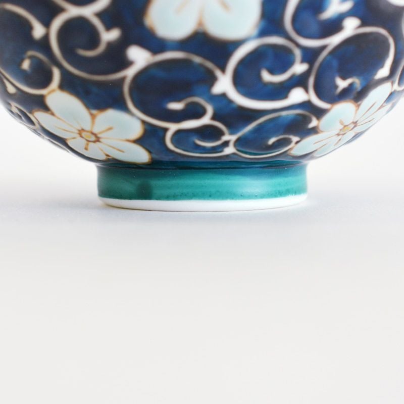 桔梗唐草 茶碗 緑｜和食器通販｜織部 Online Store【公式】