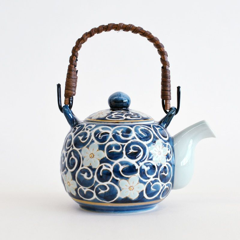桔梗唐草 土瓶｜和食器通販｜織部 Online Store【公式】