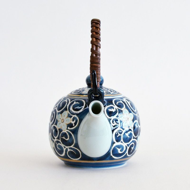 桔梗唐草 土瓶｜和食器通販｜織部 Online Store【公式】