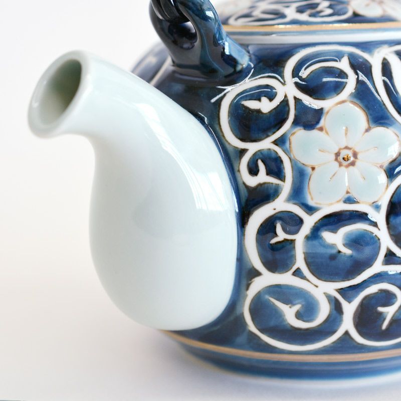 桔梗唐草 土瓶｜和食器通販｜織部 Online Store【公式】