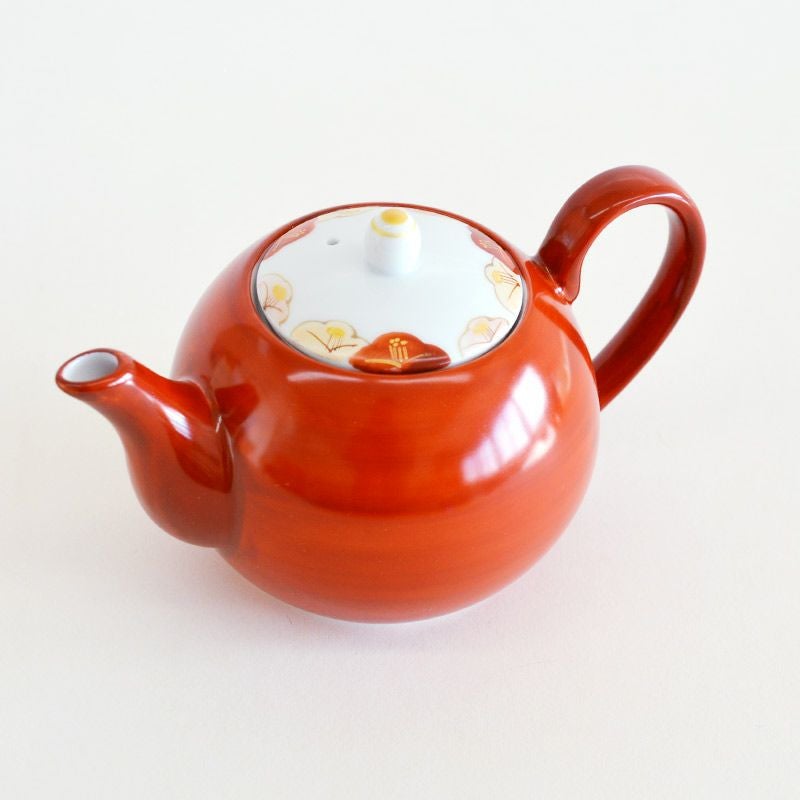 赤絵 流水椿 茶器セット｜和食器通販｜織部 Online Store【公式】