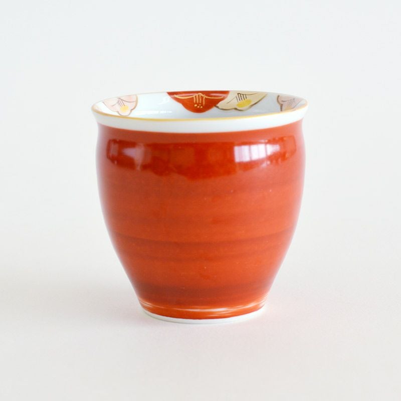 赤絵 流水椿 マグカップ 赤｜和食器通販｜織部 Online Store【公式】