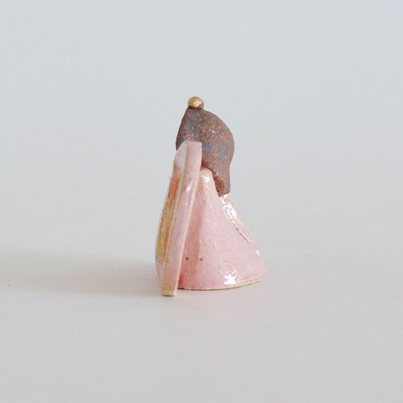 ひな祭り 陶器飾り 彫刻 ピンク 2026年 花まどか たたら雛｜和食器通販｜織部 Online Store【公式】