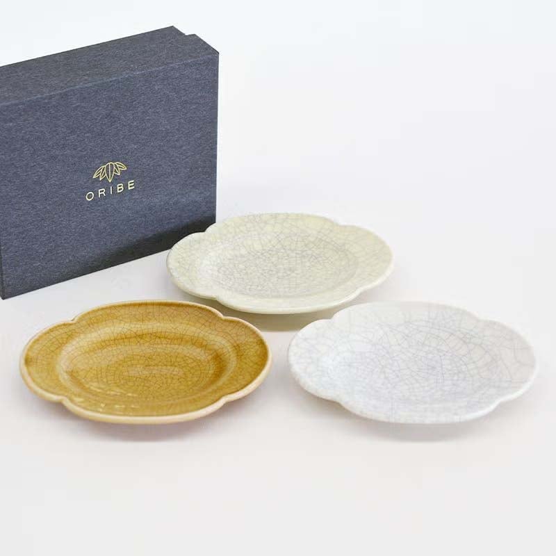 oribe pottery プチオーバルプレートセット｜和食器通販｜織部 Online