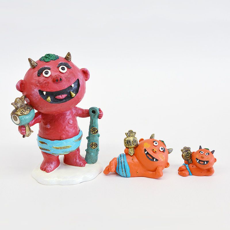 風水鬼っ子 幸福丸 大中小 3個セット｜和食器通販｜織部 Online Store