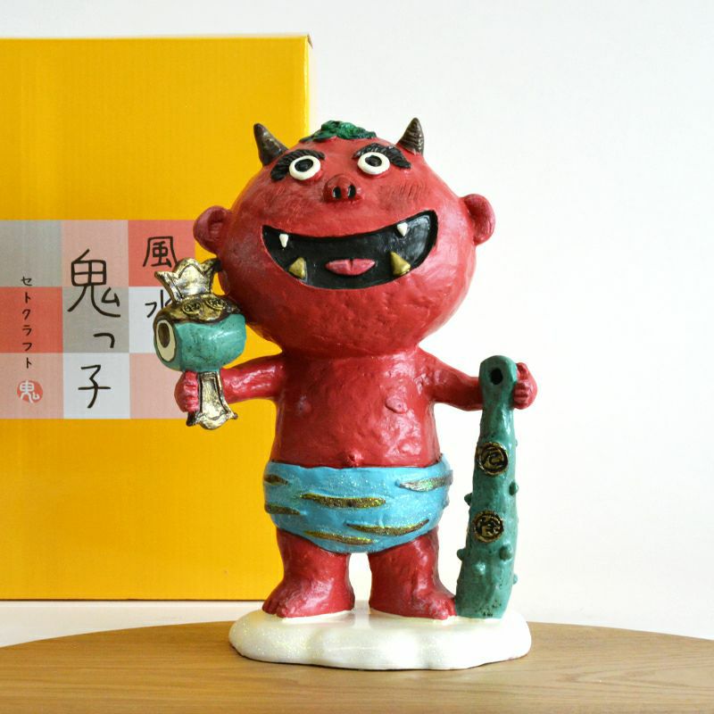 風水鬼っ子 幸福丸 大中小 3個セット|和食器通販|織部 Online Store 風水鬼っ子 幸福丸 大中小 3個セット|和食器通販|織部 Online Store