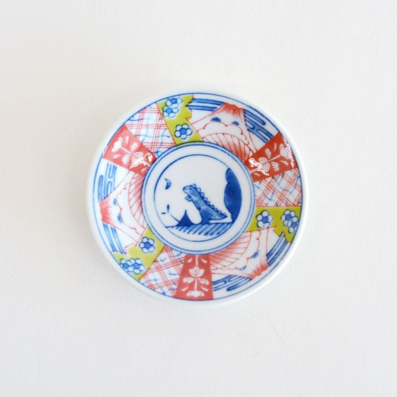江戸っ子恐竜 しあわせ図鑑（まめ皿4枚セット）｜和食器通販｜織部