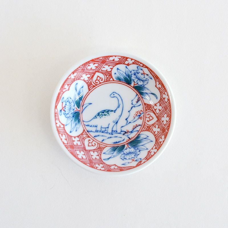 江戸っ子恐竜 しあわせ図鑑（まめ皿4枚セット）｜和食器通販｜織部