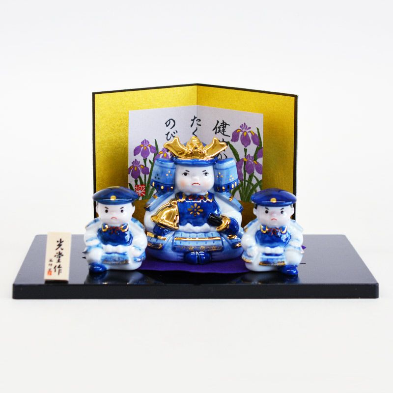 染錦初陣大将飾り｜和食器通販｜織部 Online Store【公式】