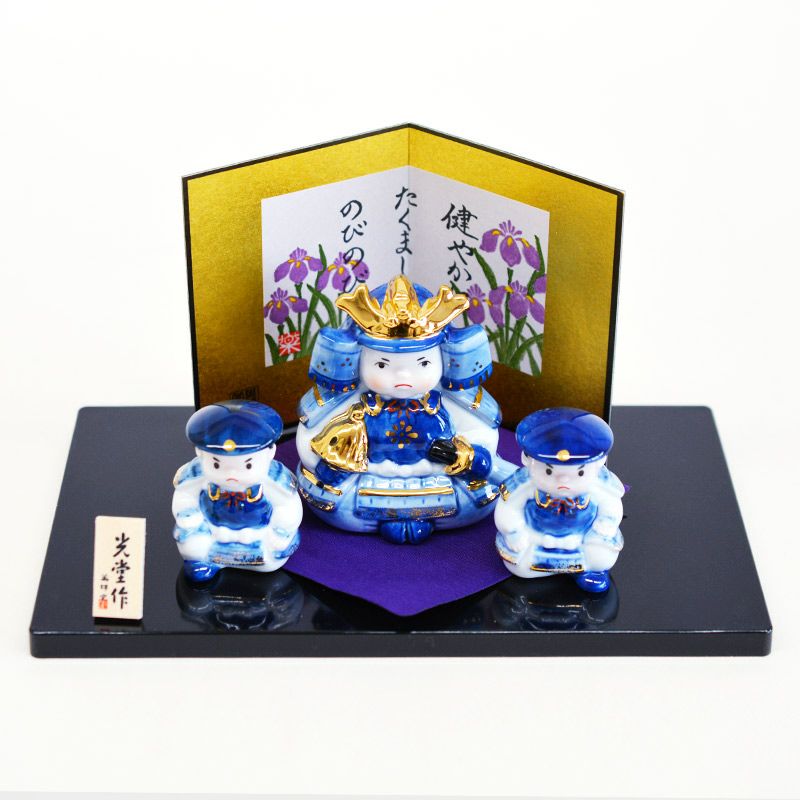 染錦初陣大将飾り｜和食器通販｜織部 Online Store【公式】