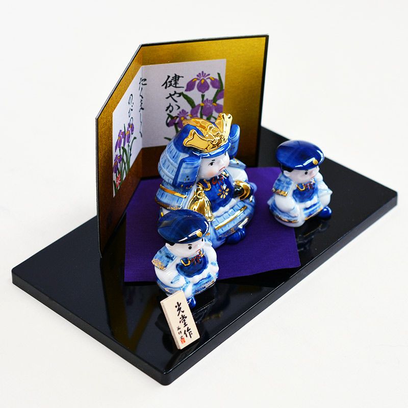 染錦初陣大将飾り｜和食器通販｜織部 Online Store【公式】