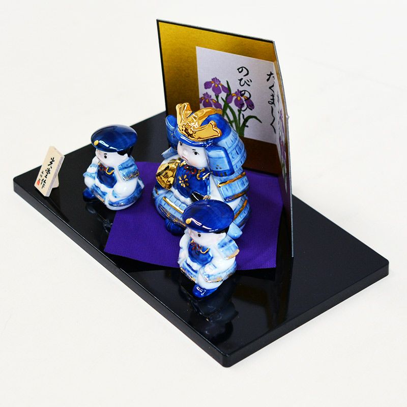染錦初陣大将飾り｜和食器通販｜織部 Online Store【公式】