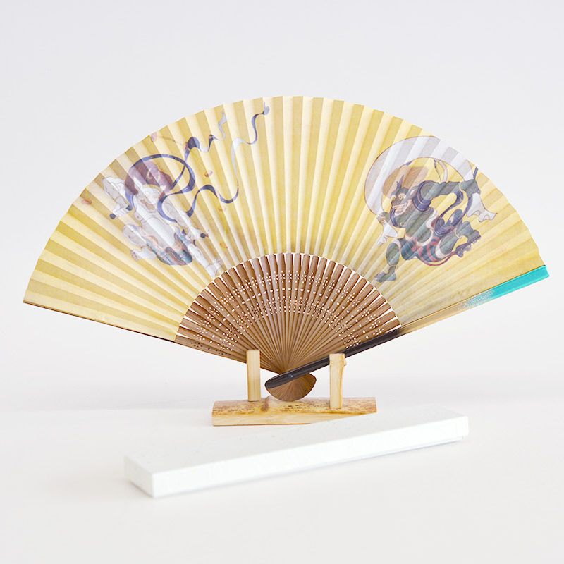 漆芸扇子 風神雷神｜和食器通販｜織部 Online Store【公式】