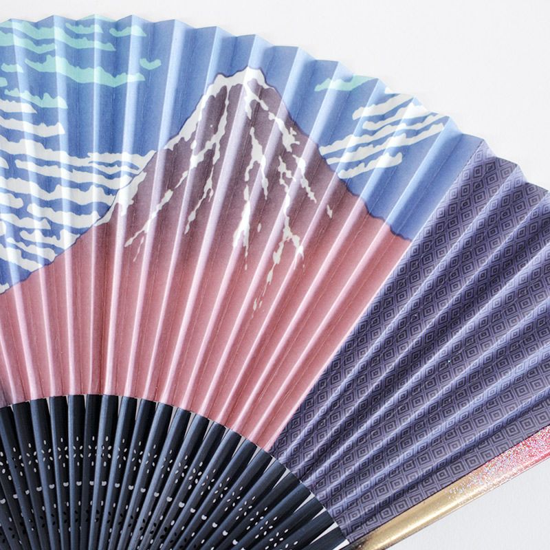漆芸扇子 赤富士｜和食器通販｜織部 Online Store【公式】