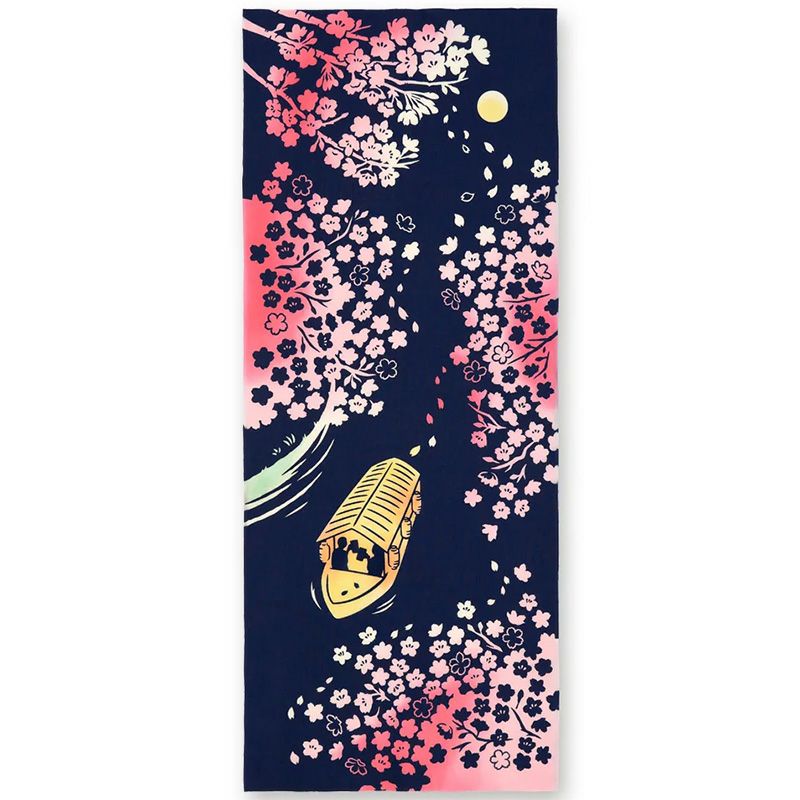 注染手拭い 夜桜屋形船｜和食器通販｜織部 Online Store【公式】