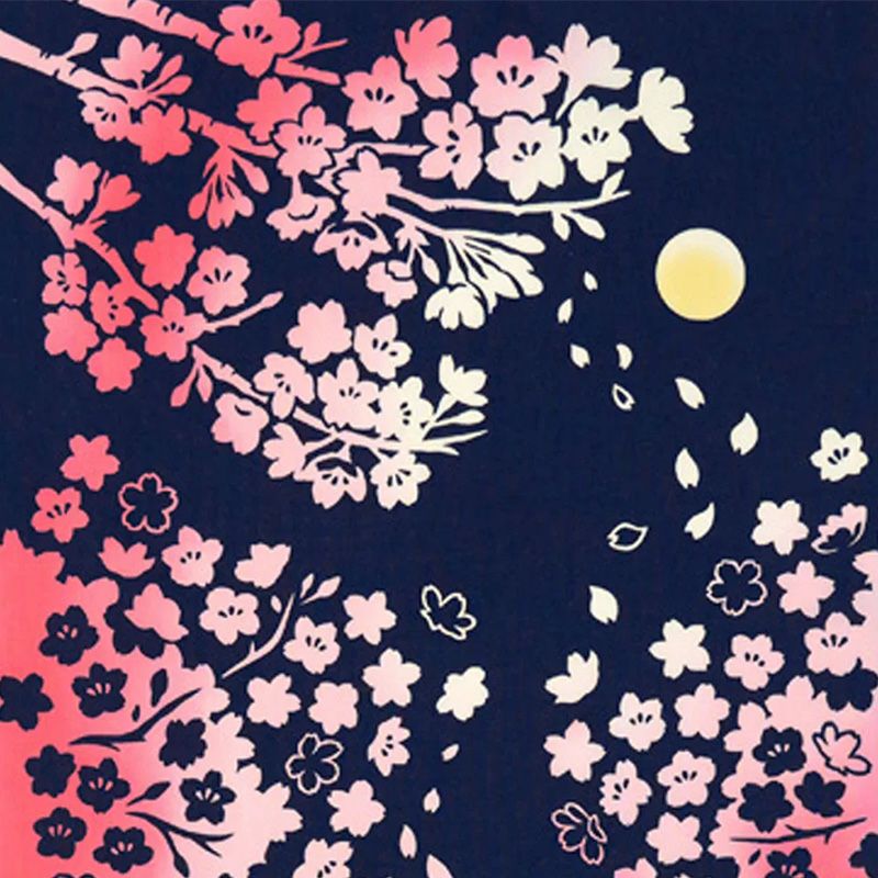 注染手拭い 夜桜屋形船｜和食器通販｜織部 Online Store【公式】