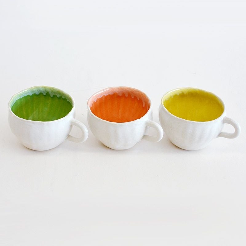メロウ スープカップ イエロー｜和食器通販｜織部 Online Store【公式】
