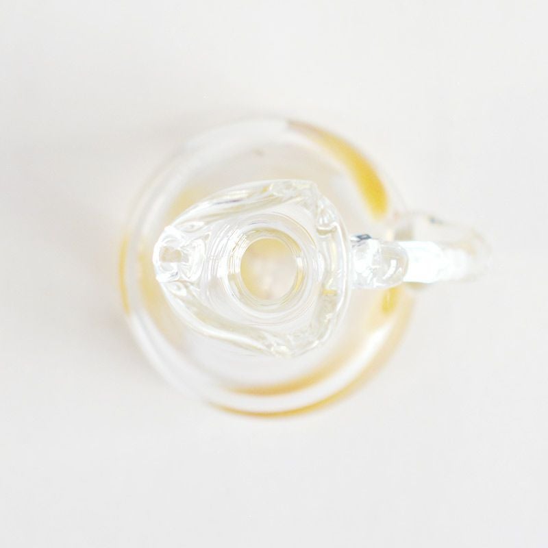 茶と白のマーブル模様が印象的です