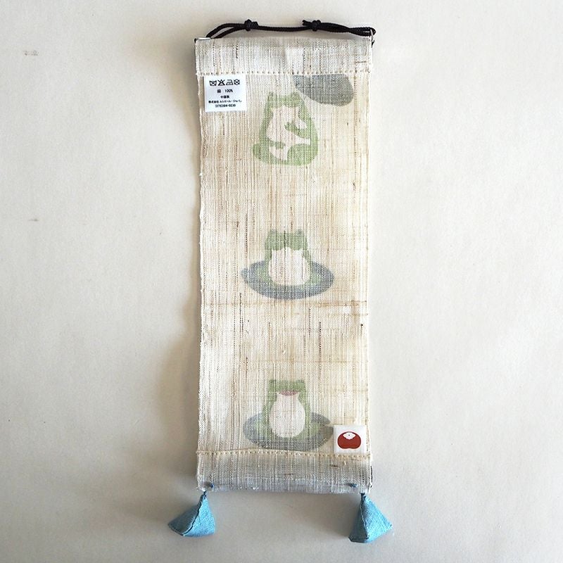 裏地は少し絵柄が透けます