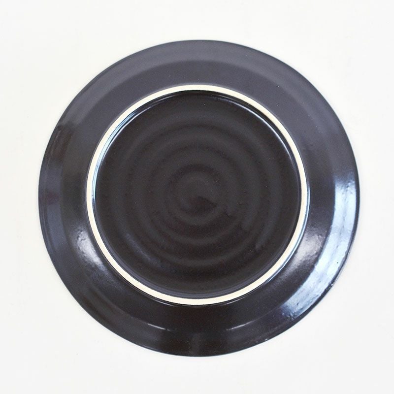 天目刷毛目大皿 