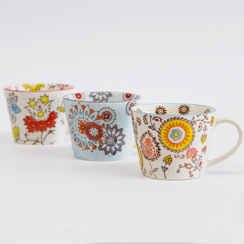 シリーズのマグは他にサンフラワー・ラインフラワーがあります。