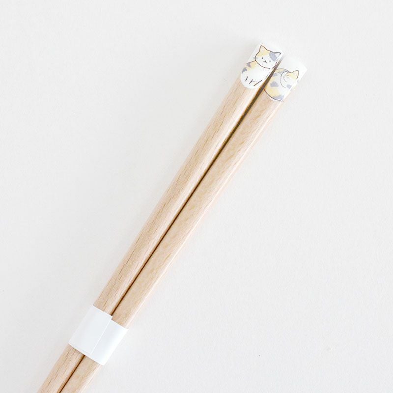 ニャンモニャイト箸 みけねこ 22.5ｃｍ