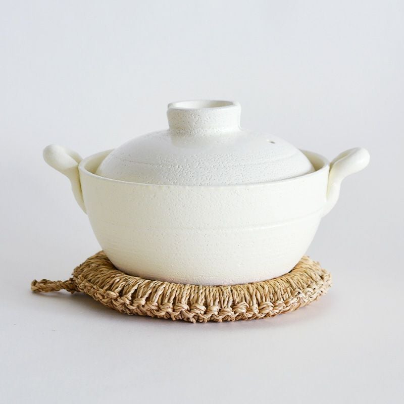 ごはん2合炊き 煮込み土鍋 ホワイト｜和食器通販｜織部 Online Store