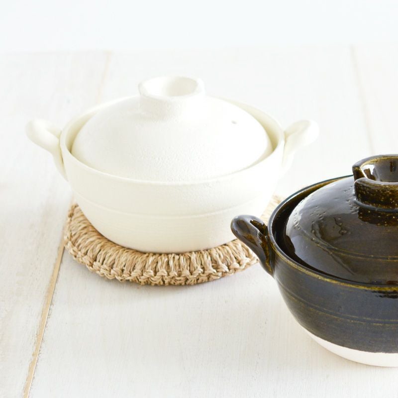 ごはん2合炊き 煮込み土鍋 ホワイト｜和食器通販｜織部 Online Store