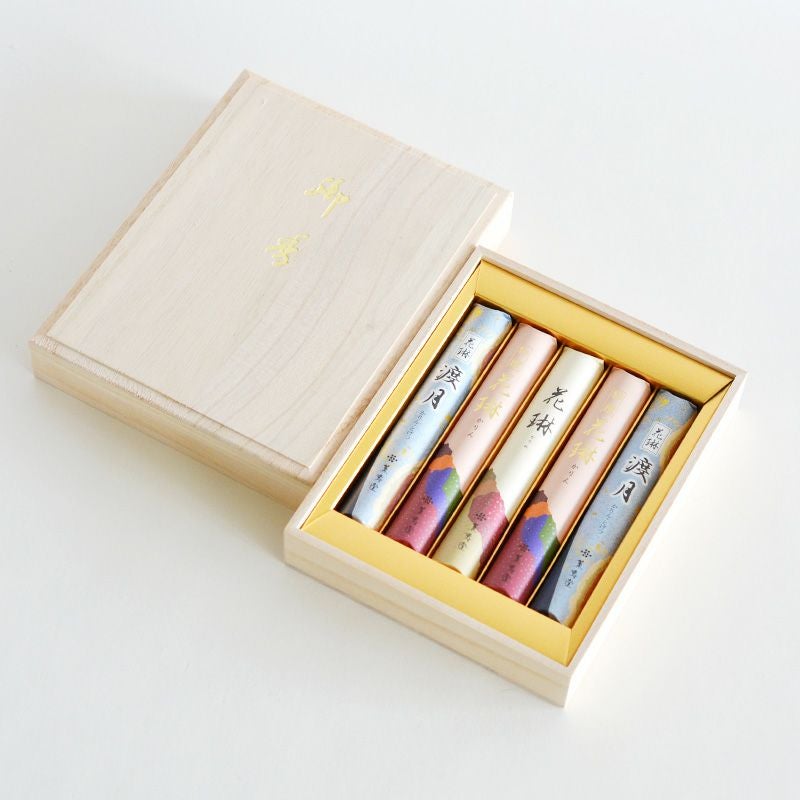 花琳アソート 桐箱短寸5入｜和食器通販｜織部 Online Store【公式】