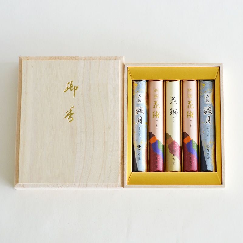 花琳アソート 桐箱短寸5入｜和食器通販｜織部 Online Store【公式】