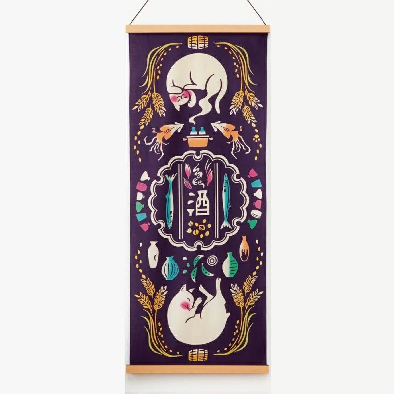 タペストリーとして壁に掛けることもできます